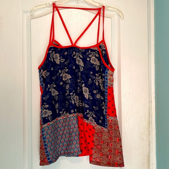 Flowy patchwork tank top - Picture 2 of 2